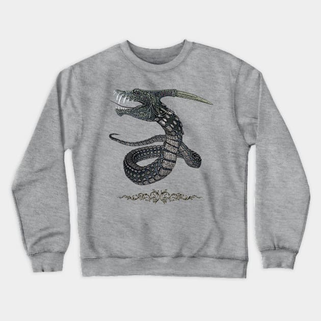 Awesome fantasy cobra Crewneck Sweatshirt by Nicky2342